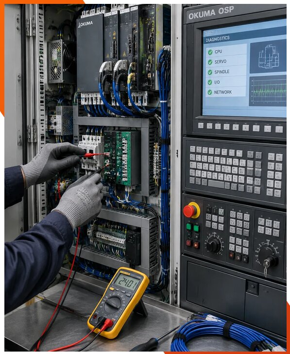 Ремонт систем ЧПУ Okuma OSP в Новотроицке